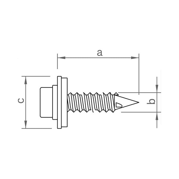 novotegra Trapez. mounting screw cl 6.0x25 E16 (03-000880